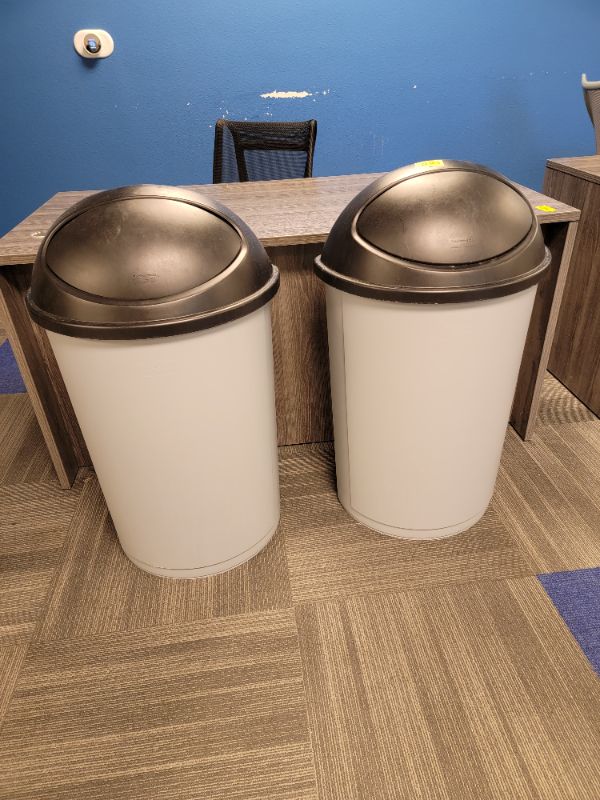 Photo 1 of 2 Trash Receptacles with Lids