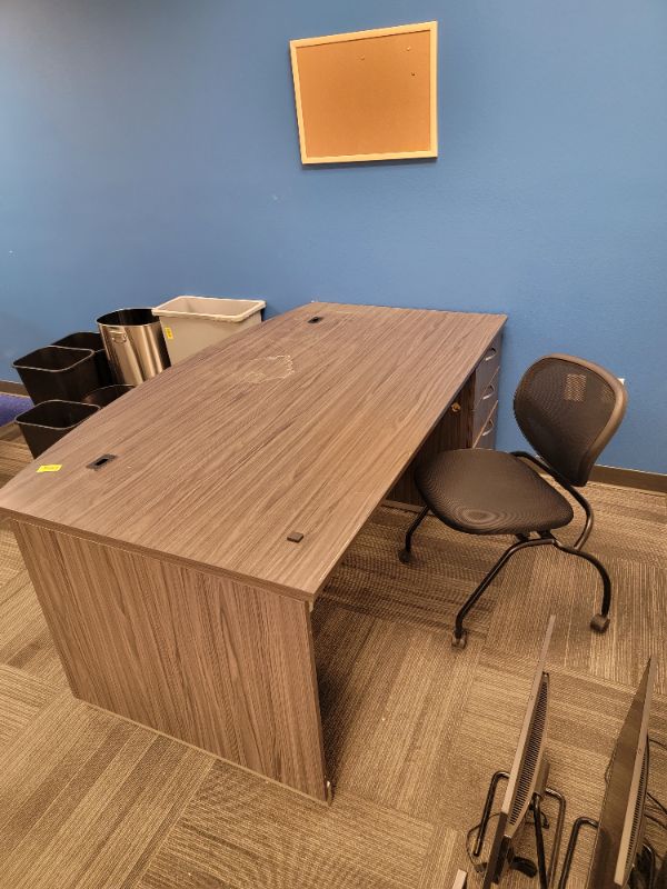 Photo 1 of Office Desk and Chair 