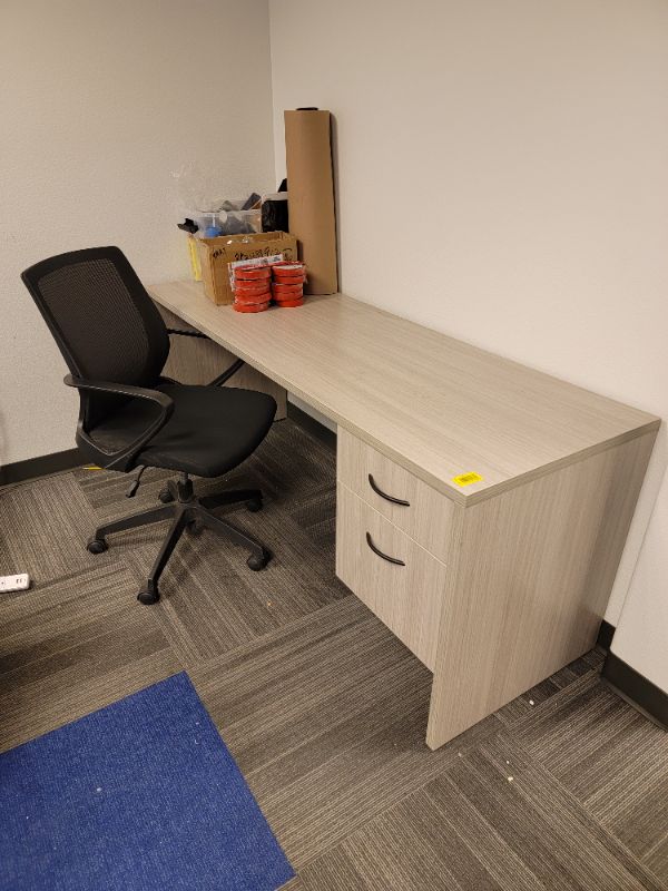 Photo 1 of Office Desk 6 ft Long and chair