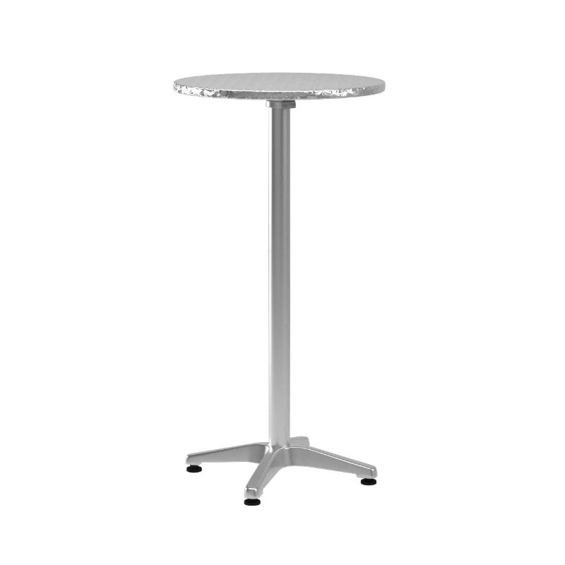 Photo 1 of Flash Furniture 23.25" Round Aluminum Indoor-Outdoor Bar Height Table with Flip-Up Table Flip Top