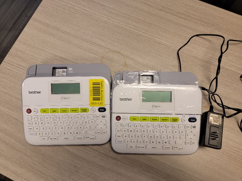 Photo 1 of Brother P-touch printers