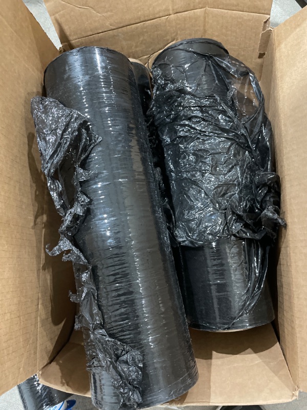 Photo 1 of 3 black plastic wrapping rolls