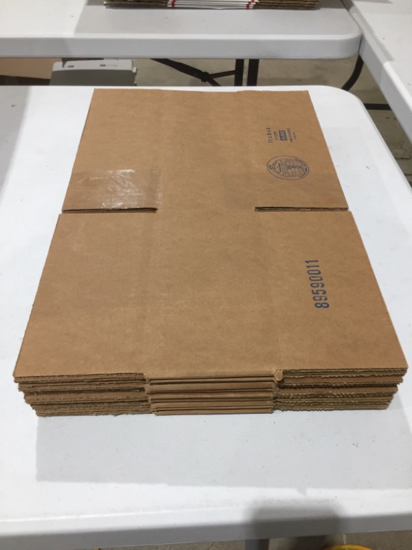 Photo 2 of 11 x 8 x 4" Corrugated Boxes - 9 PACK 
