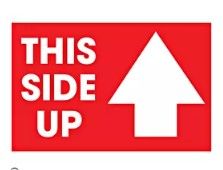 Photo 1 of "This Side Up" Label - 2 x 3"- 10 ROLS
