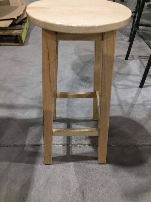 Photo 1 of small wooden stool 