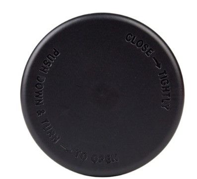 Photo 1 of V2 Flush Jar Universal CR Lid - Black (120 qty.)
