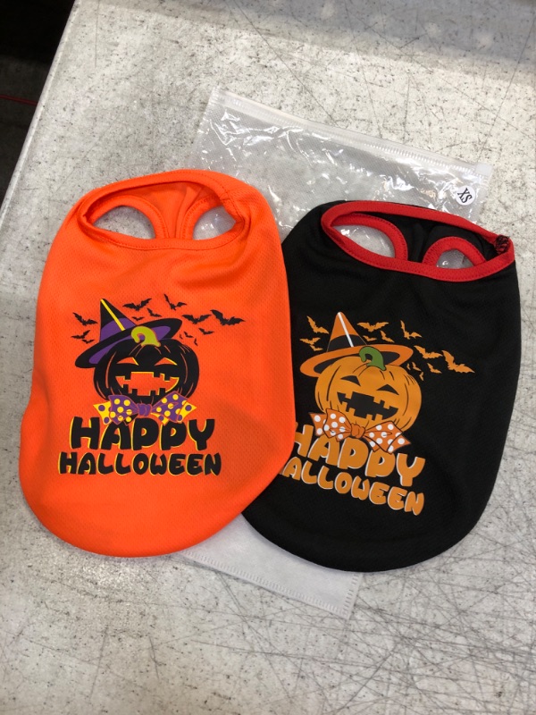 Photo 1 of 2 Pack Halloween Dog Shirts XS 