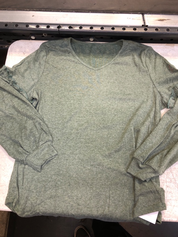 Photo 1 of Green Long Sleeve Shirt Large 