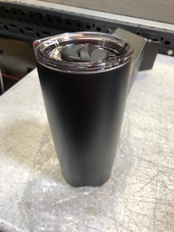 Photo 1 of 20oz Stainless Steel Tumbler With Slider Lid Black 