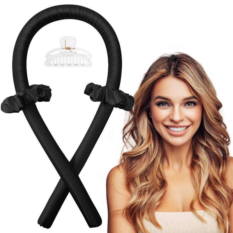 Photo 1 of 
Dr. Pure Heatless Hair Curler - Heatless Curling Rod Headband for Long Hair, Hair Curlers to Sleep In Overnight for Women Heatless Curls Soft Wave DIY Hair...