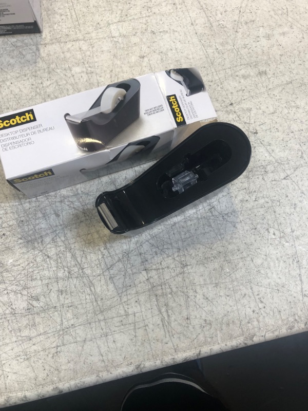 Photo 1 of Scotch Desktop Tape Dispenser Black