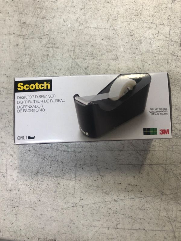 Photo 2 of Scotch Desktop Tape Dispenser Black