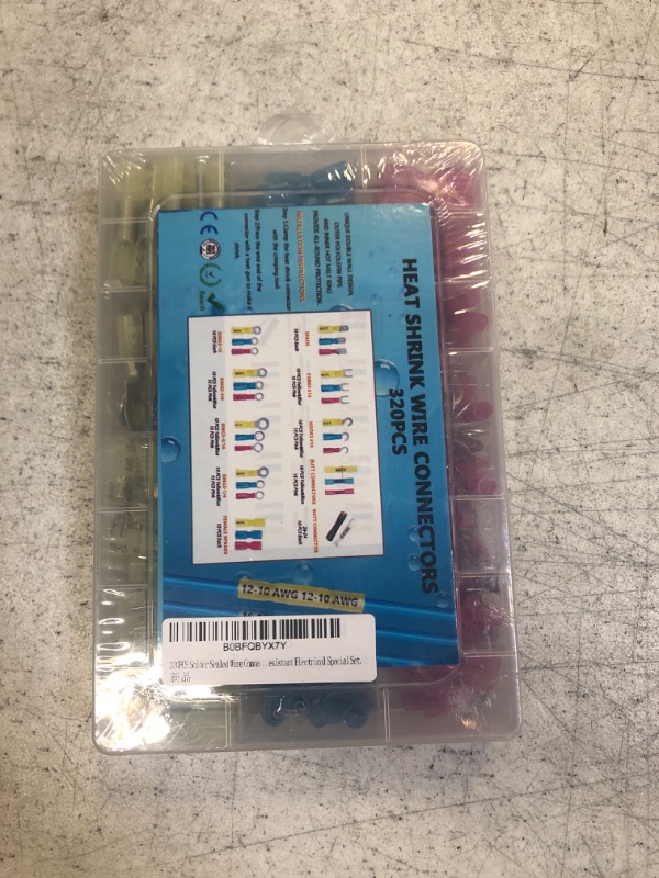 Photo 2 of 120PCS Heat Shrink Wire Connectors,Heat Shrink Butt Connector,Self-Welding Marine Waterproof and Wear-Resising Connector Terminal Insulation Ring Butt Connector