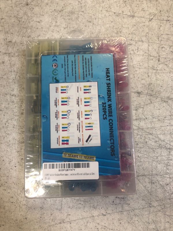 Photo 2 of 120PCS Heat Shrink Wire Connectors,Heat Shrink Butt Connector,Self-Welding Marine Waterproof and Wear-Resising Connector Terminal Insulation Ring Butt Connector