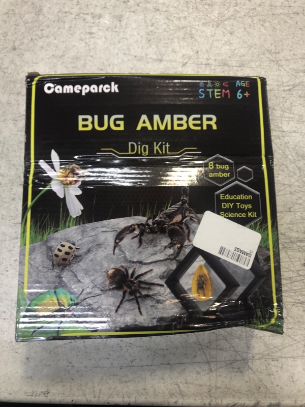 Photo 3 of Bigger Amber Dig Kit - 8 Different Artificial Insect Resin,Excavate Unique Insect Specimens,Bugs Toys Educational Science Kits Toys for Kids,STEM Projects Gift for Girls & Boys Age 6-8-12-14 Year Old