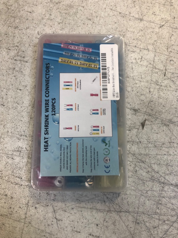Photo 2 of 120PCS Heat Shrink Wire Connectors,Heat Shrink Butt Connector,Self-Welding Marine Waterproof and Wear-Resising Connector Terminal Insulation Ring Butt Connector