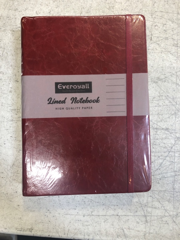 Photo 2 of Everoyall Lined Journal Notebooks, 3 Pack (Cyan, Pink, Burgundy), 160 Pages, A5 Medium 5.7 inches x 8 inches - 100 GSM Thick Paper, Hardcover Cyan Pink Burgundy