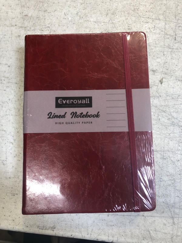 Photo 2 of Everoyall Lined Journal Notebooks, 3 Pack (Cyan, Pink, Burgundy), 160 Pages, A5 Medium 5.7 inches x 8 inches - 100 GSM Thick Paper, Hardcover Cyan Pink Burgundy