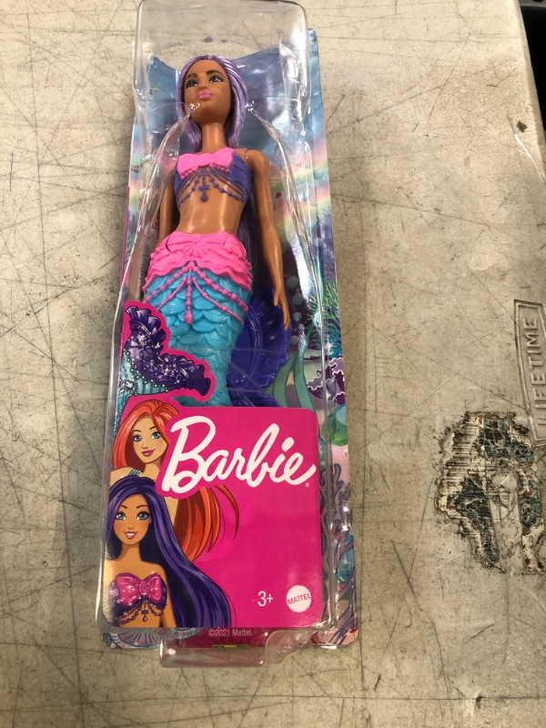 Photo 1 of Barbie Mermaid Doll with Purple Hair
