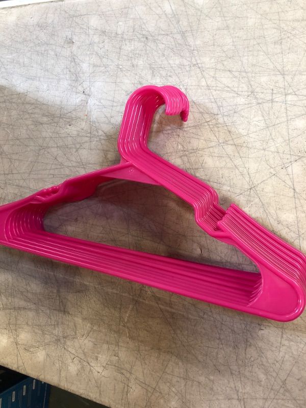 Photo 1 of 12 PACK OF PINK CLOTHING HANGERS 