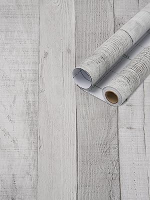 Photo 1 of Art3d 120"x17.3" Peel and Stick Wallpaper - Decorative Self Adhesive Countertop Wood Contact Paper for Cabinets Waterproof, White-ash https://a.co/d/2HEpQhK