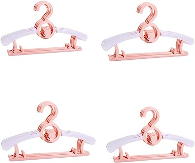 Photo 1 of Baby Hangers 20pcs Adjustable Non-Slip Children Baby Nursery Closet Hangers Children Coat Hanger Extendable Laundry Infant Hangers for Girl Boy Toddler Kid Child Newborn Laundry Gifts (20 pcs, Brown) https://a.co/d/8MogXld