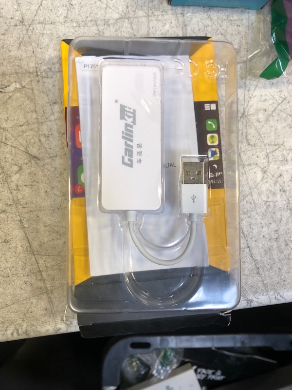 Photo 2 of CarlinKit Wired USB CarPlay Dongle for Car Screen with Android System 4.4.2 or Above, Support iPhone and Android Phone,Support Android Auto/CarPlay, Wired Mirroring, USB Connect,OTA Update