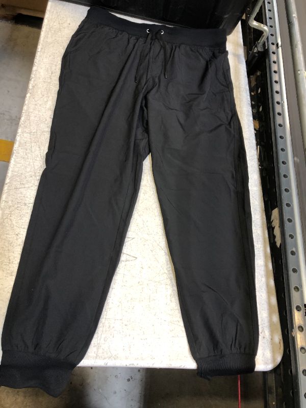 Photo 2 of CRZ YOGA Women's Lightweight Workout Joggers 27.5" - Travel Casual Outdoor Running Athletic Track Hiking Pants with Pockets Large Black