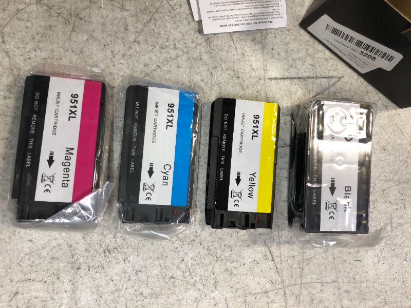 Photo 2 of 4-Pack Compatible HP 902XL High Yield Ink Cartridges: Black, Cyan, Magenta, Yellow