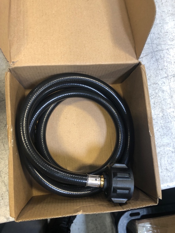 View 2 of PatioGem Propane Hose, 6ft Propane Tank Hose, Propane Adapter Hose, Propane Hose Adapter 1lb to 20lb, Propane Grill Hose fit for Weber/Coleman/Blackstone Grill, Buddy Heater, Smoker, Camping Stove