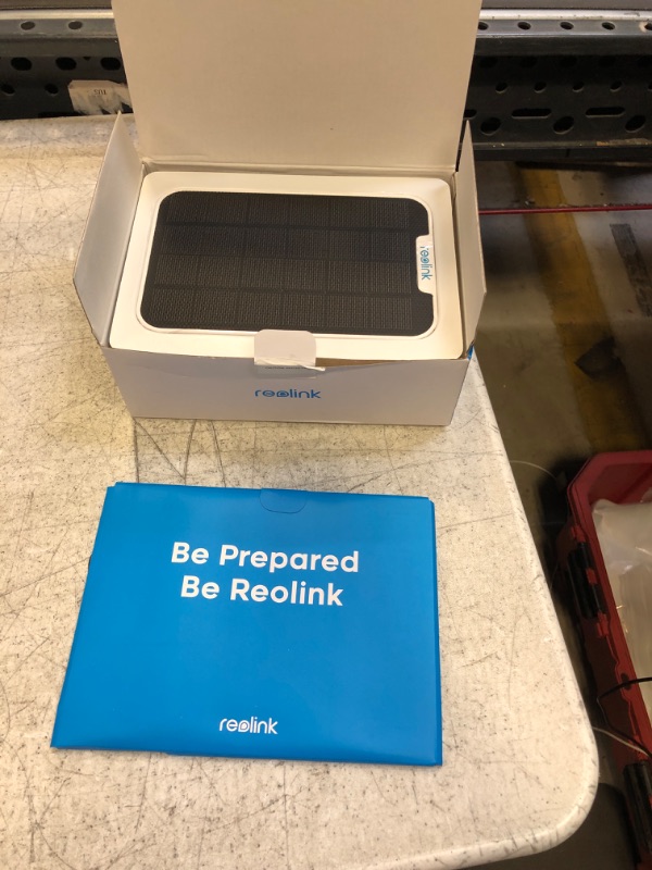 Photo 2 of REOLINK Solar Panel Power Supply Designed Home Security Outdoor Rechargeable Battery Cameras Argus 2/Argus Pro/Argus Eco/Go/Argus PT, Waterproof, Reliable and Non-Stop Charging (White)