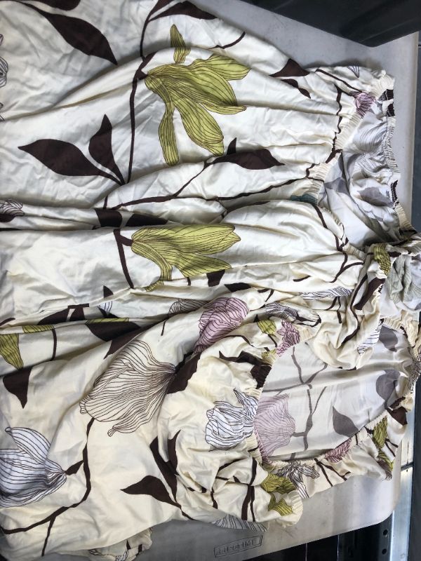 Photo 1 of 4 Piece Sofa Cover - Flowers 