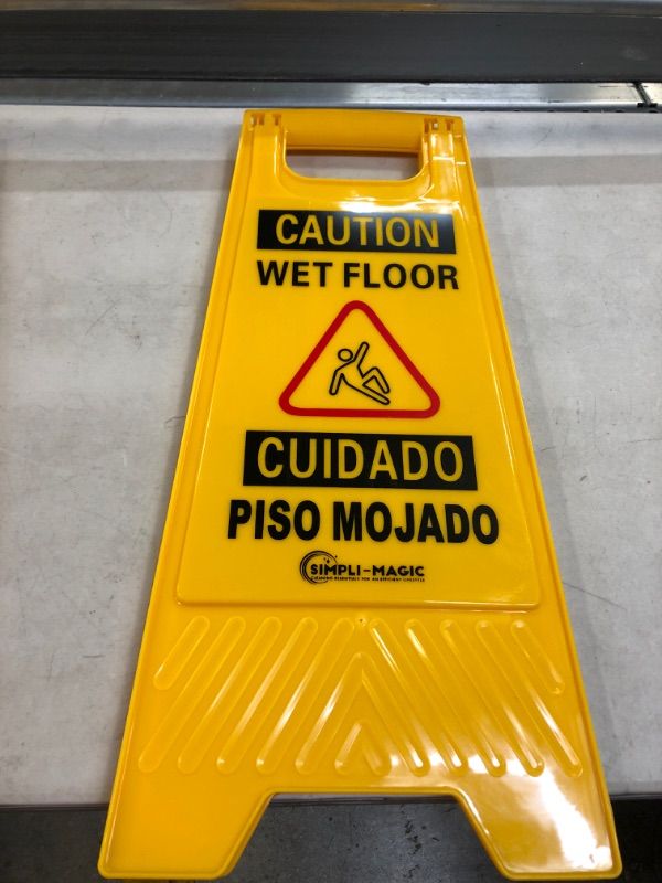 Photo 2 of  Wet Floor Caution Sign