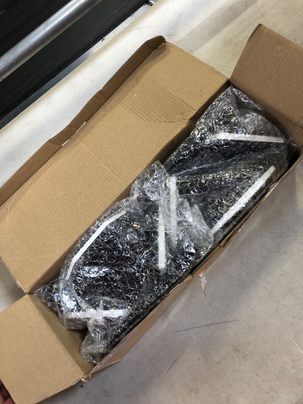 Photo 1 of Solar Motion Sensor Light Outdoor - 2000LM Wireless Flood Lighting Powered Security Light - Bright Adjustable 3-Head Solar LED Lights IP65 Waterproof with Remote for Outside Garage Yard