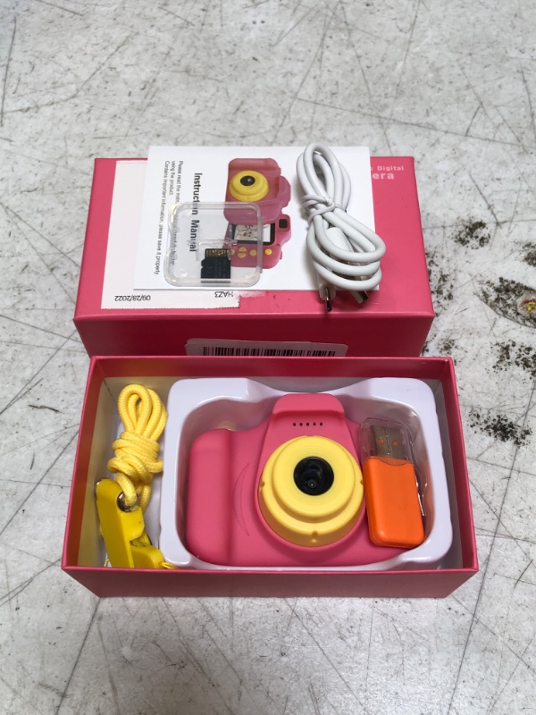 Photo 1 of Desuccus Kids Camera,Christmas Birthday Gifts for Girls Age 3-9, HD Digital Video Cameras for Toddler Portable Toys for 3 4 5 6 7 8 Year Old Girl 32GB Pink