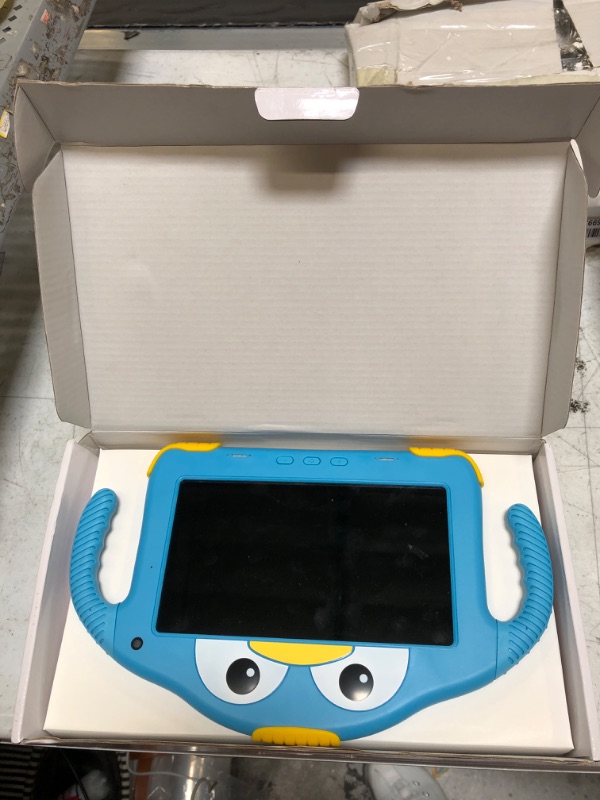 Photo 2 of Kids Tablet 7inch Tablet for Kids Android 10 Toddler Tablet Eye Protection 32GB Kids APP Preinstalled Learning Tablet WiFi Education Dual Cameras with Kid-Proof Case YouTube Netflix Google Play Store Blue