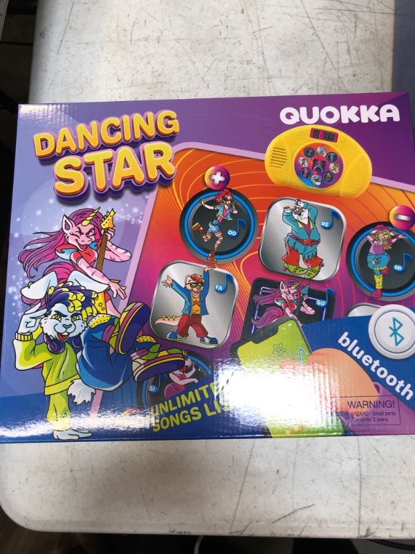 Photo 2 of Dance Mat Toy for Kids Ages 10-12 - Music Floor Game for Girls and Boys 4-8 Years Old by Quokka - Dancing Learning Pad for Toddlers 6-11 Year - Electronic Interactive Musical Activity Birthday Gift
