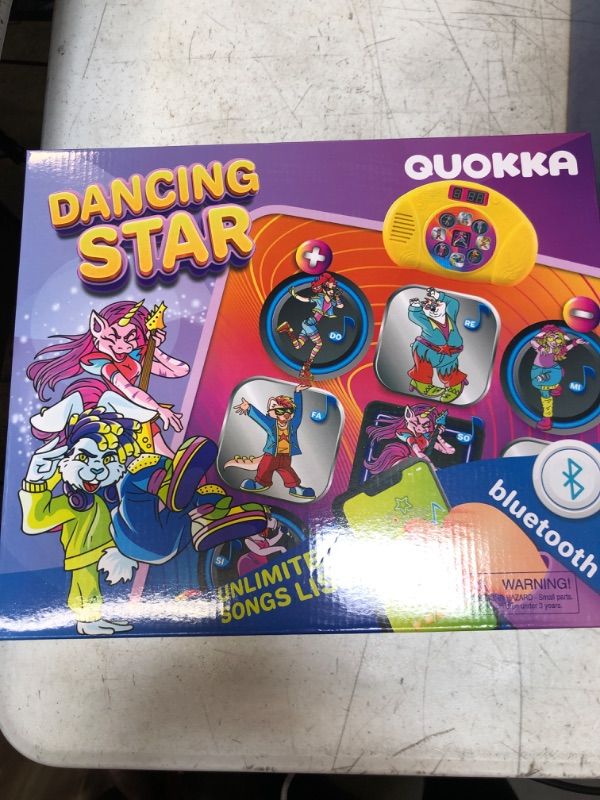 Photo 2 of Dance Mat Toy for Kids Ages 10-12 - Music Floor Game for Girls and Boys 4-8 Years Old by Quokka - Dancing Learning Pad for Toddlers 6-11 Year - Electronic Interactive Musical Activity Birthday Gift
