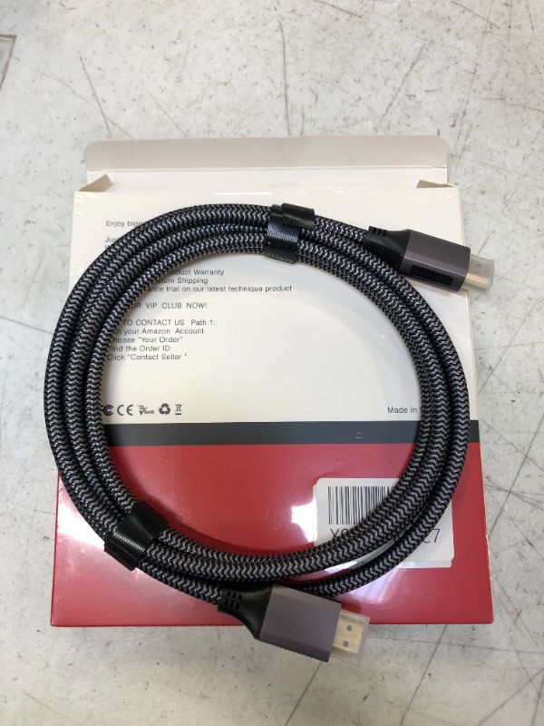 Photo 1 of Upgrade 4K@60HZ HDMI Cable 6.6FT,WLEAD 18Gbps High Speed HDMI 2.0 Braided Cord-Supports (4K 60Hz HDR,Video 4K 2160p 1080p HDCP 2.2 ARC-Compatible with Ethernet Monitor PS4/3 UHD TV,Blu-ray,Netflix
