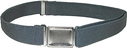 Photo 1 of CTM® Kids' Adjustable Elastic Belt with Magnetic Buckle (Pack of 3)
