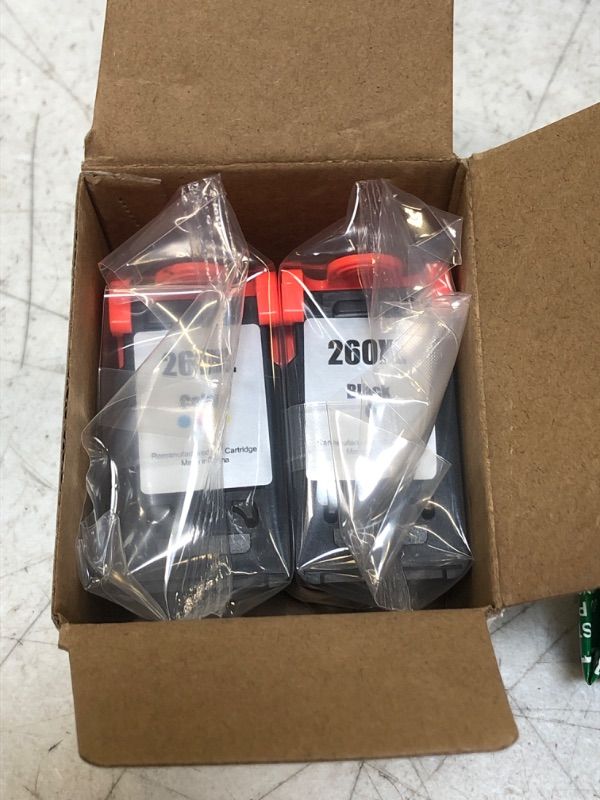 Photo 1 of 260XL and 261XL Ink Cartridges Replacements for Canon 260 and 261 Ink Cartridges Work for PIXMA G7020 TR7020 TR7020a TS6420 TS6420a TS5320 All-in-One Wireless Printers ( 2 Pack, 1 Black&1 Tri-Color)
