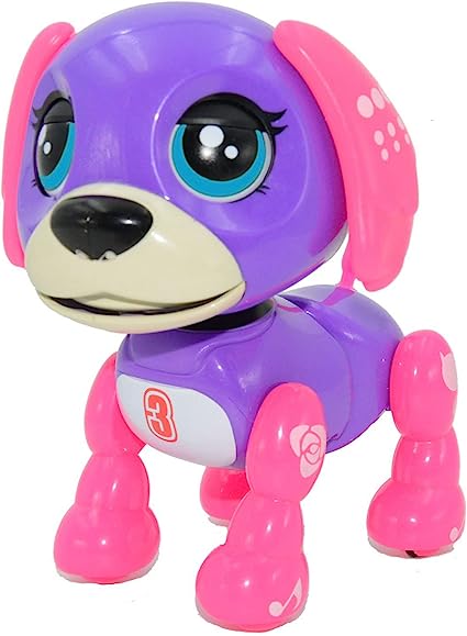 Photo 1 of amdohai Interactive Puppy - Smart Pet, Electronic Robot Dog Toys for Age 3 4 5 6 7 8 Year Old Girls, Gift Idea for Kids ? Voice Control?Intelligent Talking (Dark Purple)
