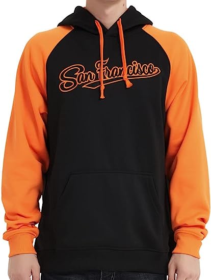 Photo 1 of DELUSPTOMAY Mens Baseball Team Embroidery Hooded Sweatshirt Casual Hoodie - SIZE L 