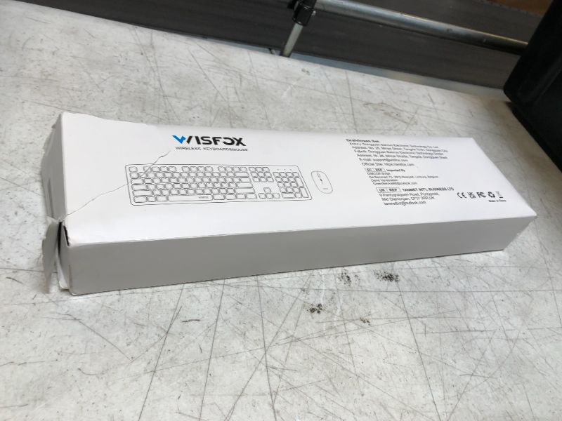 Photo 3 of Wireless Keyboard and Mouse, Silent Responsive Keys, Full Size and Battery Powered - Slim Design and Quiet Typing, USB Cordless Combo for Mac, Computer, PC, Laptop - by Wisfox, Black