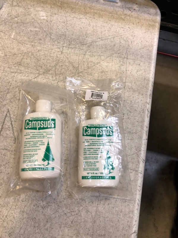 Photo 1 of CONCENTRATED CAMPSUDS Outdoor Soap - Environmentally Conscious Camping Soap - Hiking & Camping Supplies - Camp Soap, Backpacking Soap, Travel Soap - Must Have Camp Wash Soap For Camping
 ( PACK OF 2 ) 