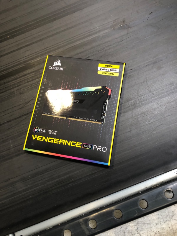 Photo 2 of Corsair Vengeance RGB PRO 16GB (2x8GB) DDR4 3200MHz C16 LED Desktop Memory - Black Black 16GB (2x8GB) 3200MHz RGB Pro