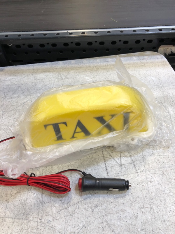 Photo 1 of YELLOW TAXI SIGN FOR THE CAR 