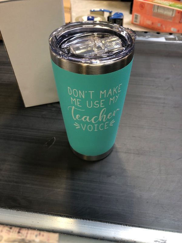 Photo 1 of  A Gift for Teacher " Don't Make Me Use My Teacher Voice" Tumbler