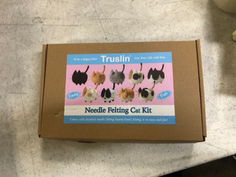 Photo 2 of 10 Pieces Needle Felting Kit for Beginner Starter with Instructions Doll Making Manual Felting Foam Mat and DIY Needle Felting Supplies for Children's Day Festival Crafts
