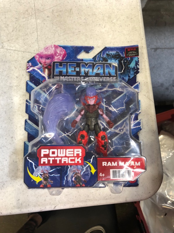 Photo 2 of He-Man and The Masters of the Universe Toy, Ram Ma’am Action Figure, Power Attack Move and Accessory, MOTU Heroine Character??? Ram Ma-am